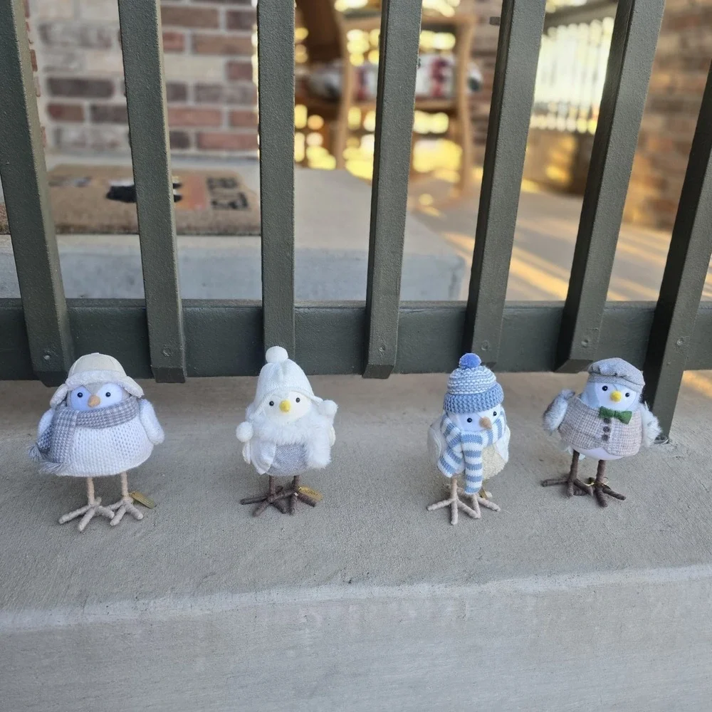 Lot of 4 Target Wondershop Winter Birds 2021/ 2022 Tricot,Flurry,Weft, Dewey,